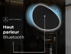 Miroir de salle de bains LED de forme irrégulière H221 #6