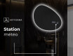 Miroir de salle de bains LED de forme irrégulière H221 #7