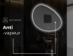 Miroir de salle de bains LED de forme irrégulière H221 #9
