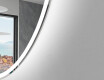 Miroir de salle de bains LED de forme irrégulière H222 #2