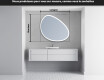 Miroir de salle de bains LED de forme irrégulière H222 #5