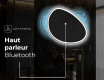 Miroir de salle de bains LED de forme irrégulière H222 #7