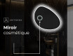 Miroir de salle de bains LED de forme irrégulière H222 #5