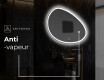 Miroir de salle de bains LED de forme irrégulière H222 #9