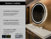 Rond Illumination LED Miroir Sur Mesure Eclairage Salle De Bain L33 #2