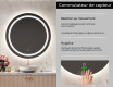 Rond Illumination LED Miroir Sur Mesure Eclairage Salle De Bain L33 #6