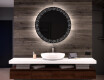 Rond Illumination LED Miroir Sur Mesure Eclairage Salle De Bain L35