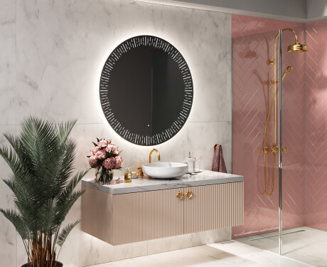 Rond Illumination LED Miroir Sur Mesure Eclairage Salle De Bain L35 #10