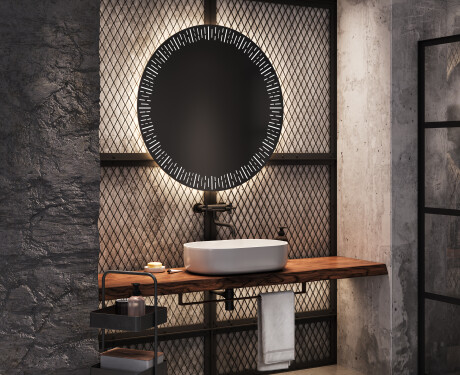 Rond Illumination LED Miroir Sur Mesure Eclairage Salle De Bain L35 #9