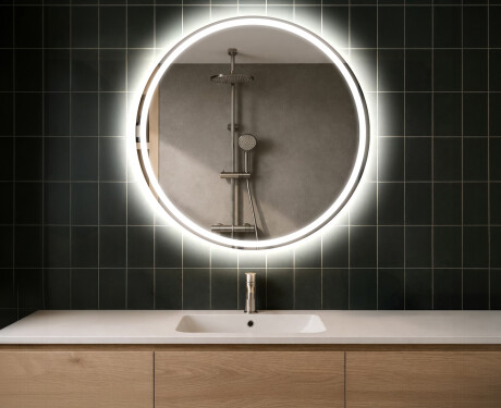 Rond Illumination LED Miroir Sur Mesure Eclairage Salle De Bain L76