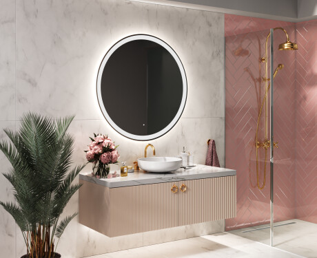Rond Illumination LED Miroir Sur Mesure Eclairage Salle De Bain L76 #10