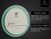 Rond Illumination LED Miroir Sur Mesure Eclairage Salle De Bain L76 #3