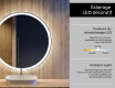 Rond Illumination LED Miroir Sur Mesure Eclairage Salle De Bain L76 #8