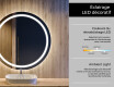 Rond Illumination LED Miroir Sur Mesure Eclairage Salle De Bain L76 #4