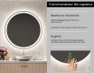 Rond Illumination LED Miroir Sur Mesure Eclairage Salle De Bain L76 #6