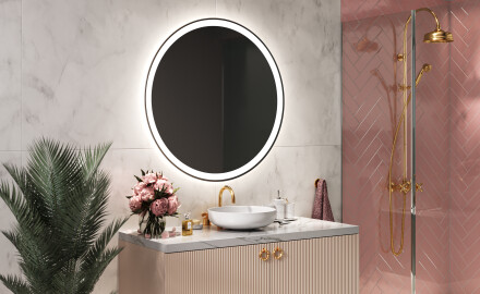 Illumination LED miroir sur mesure eclairage salle de bain ARICA