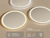 Rond Illumination LED Miroir Sur Mesure Eclairage Salle De Bain L76 90cm - SmartScreen, DualColor #5