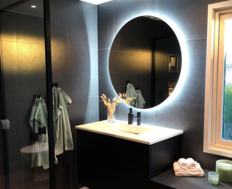 Rond Illumination LED Miroir Sur Mesure Eclairage Salle De Bain L82