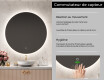 Rond Illumination LED Miroir Sur Mesure Eclairage Salle De Bain L82 #4