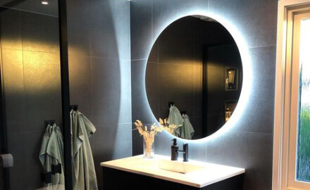 Miroir lumineux salle de bain SMART L129 Apple - Artforma