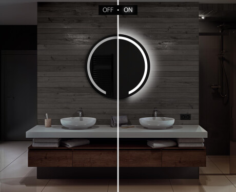 Rond Illumination LED Miroir Sur Mesure Eclairage Salle De Bain L96 #5