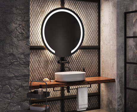 Rond Illumination LED Miroir Sur Mesure Eclairage Salle De Bain L96 #8