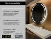 Rond Illumination LED Miroir Sur Mesure Eclairage Salle De Bain L97 #2