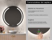 Rond Illumination LED Miroir Sur Mesure Eclairage Salle De Bain L97 #6