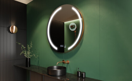 Rond Illumination LED Miroir Sur Mesure Eclairage Salle De Bain L97