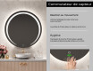 Rond Illumination LED Miroir Sur Mesure Eclairage Salle De Bain L98 #6