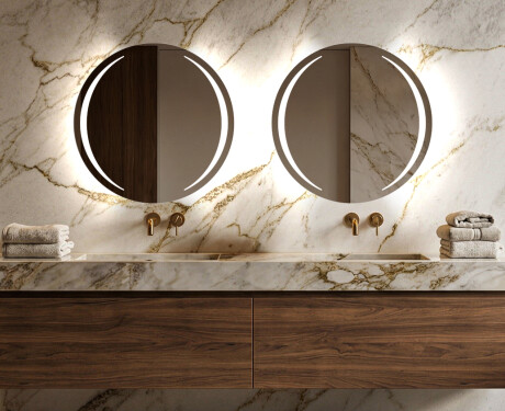 Rond Illumination LED Miroir Sur Mesure Eclairage Salle De Bain L99