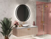 Rond Illumination LED Miroir Sur Mesure Eclairage Salle De Bain L99 #9
