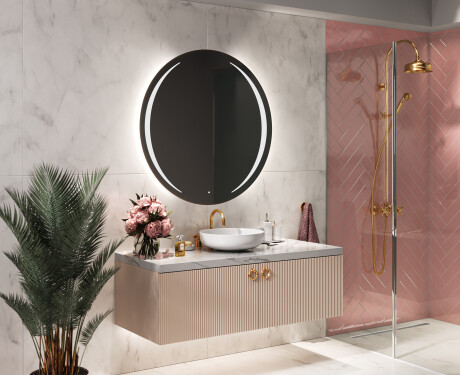 Rond Illumination LED Miroir Sur Mesure Eclairage Salle De Bain L99 #9