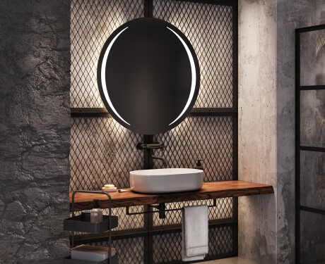 Rond Illumination LED Miroir Sur Mesure Eclairage Salle De Bain L99 #8