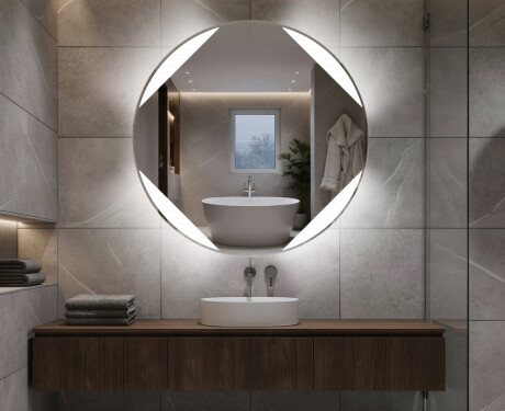 Rond Illumination LED Miroir Sur Mesure Eclairage Salle De Bain L114
