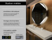 Rond Illumination LED Miroir Sur Mesure Eclairage Salle De Bain L114 #2