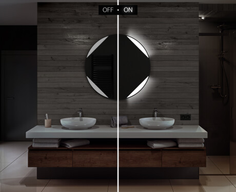 Rond Illumination LED Miroir Sur Mesure Eclairage Salle De Bain L114 #5