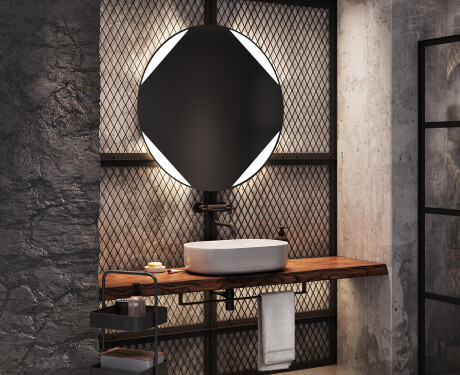 Rond Illumination LED Miroir Sur Mesure Eclairage Salle De Bain L114 #9