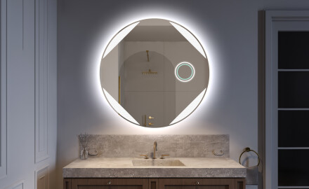 Rond Illumination LED Miroir Sur Mesure Eclairage Salle De Bain L114