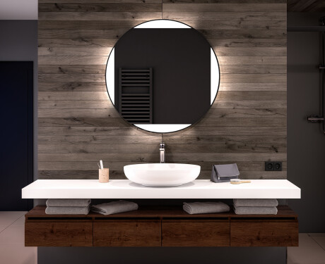 Rond Illumination LED Miroir Sur Mesure Eclairage Salle De Bain L116