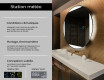 Rond Illumination LED Miroir Sur Mesure Eclairage Salle De Bain L116 #2