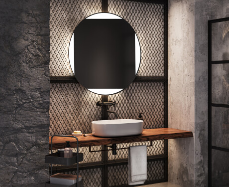 Rond Illumination LED Miroir Sur Mesure Eclairage Salle De Bain L116 #9