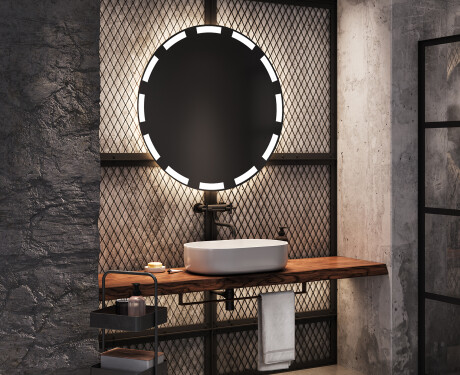 Rond Illumination LED Miroir Sur Mesure Eclairage Salle De Bain L117 #9