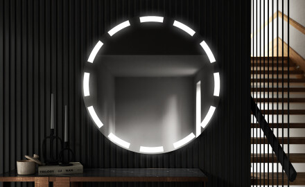 Rond Illumination LED Miroir Sur Mesure Eclairage Salle De Bain L117