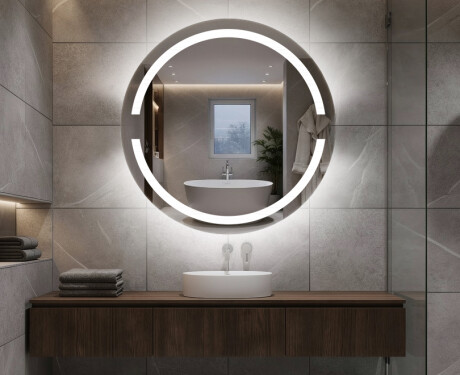 Rond Illumination LED Miroir Sur Mesure Eclairage Salle De Bain L118