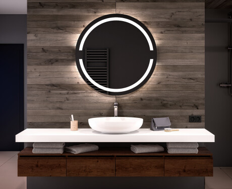 Rond Illumination LED Miroir Sur Mesure Eclairage Salle De Bain L118