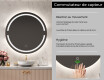 Rond Illumination LED Miroir Sur Mesure Eclairage Salle De Bain L118 #6
