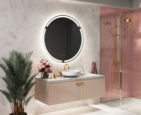 Rond Illumination LED Miroir Sur Mesure Eclairage Salle De Bain L119 #10