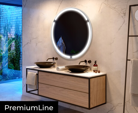 Rond Illumination LED Miroir Sur Mesure Eclairage Salle De Bain L119 #4
