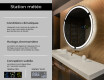 Rond Illumination LED Miroir Sur Mesure Eclairage Salle De Bain L119 #2